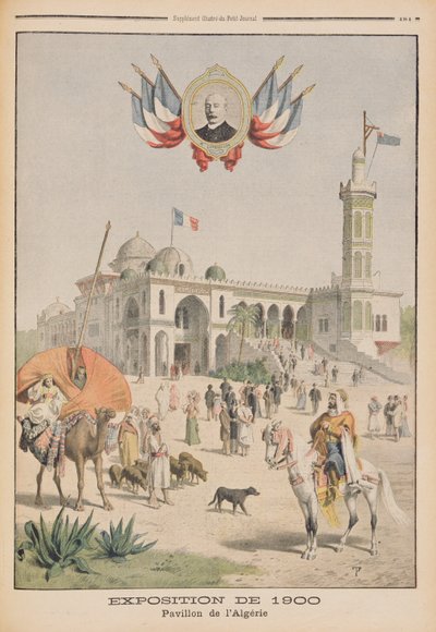 The Algerian Pavilion at the Universal Exhibition of 1900, Paris, Illustration from 